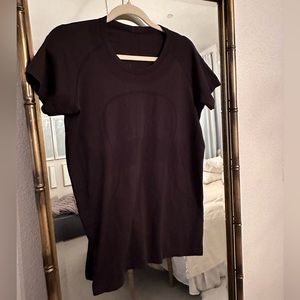 Lululemon Tech Short-Sleeve Shirt 2.0, black, size 12, like new